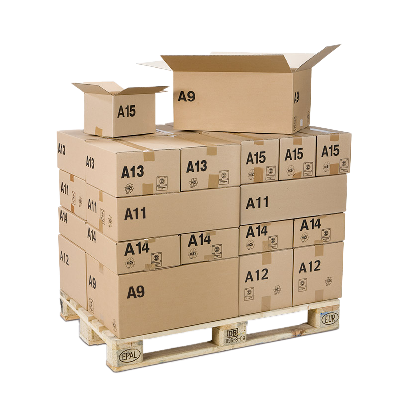 Caisses GALIA en carton - illustration article emballage carton