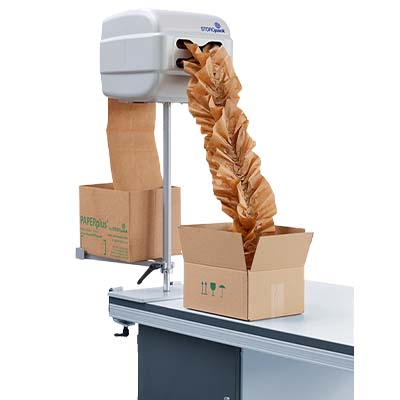 Illustration article calage - Machine de calage papier