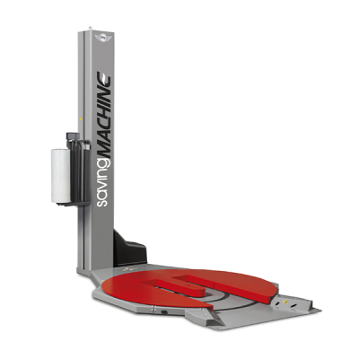 Saving - Plateau transpalette Banderoleuse SAVING avec plateau évidé pour transpalette