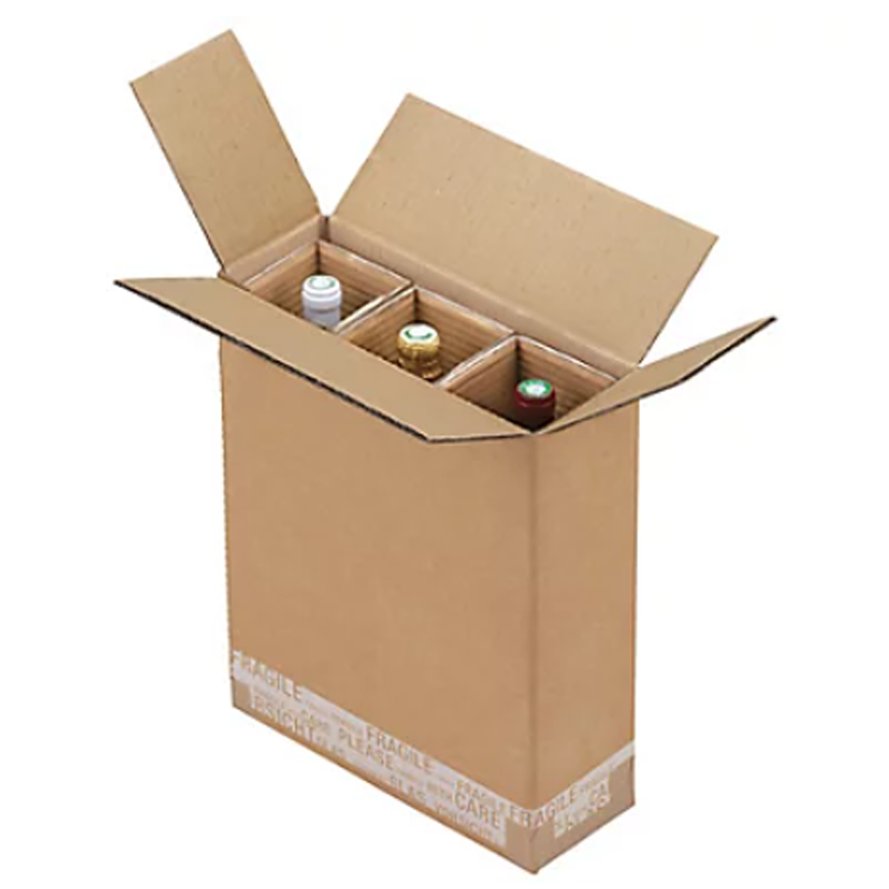Carton expédition bouteille